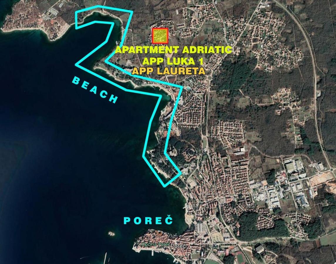 Apartment Laureta Пореч Экстерьер фото